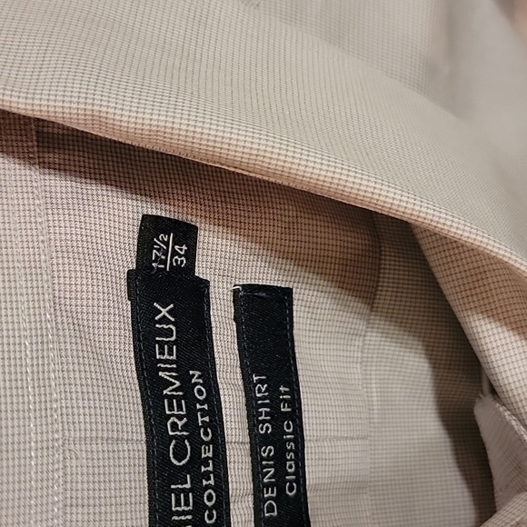 Daniel Cremieux size 17 1/2 dress shirt. New no package. - Picture 4 of 4